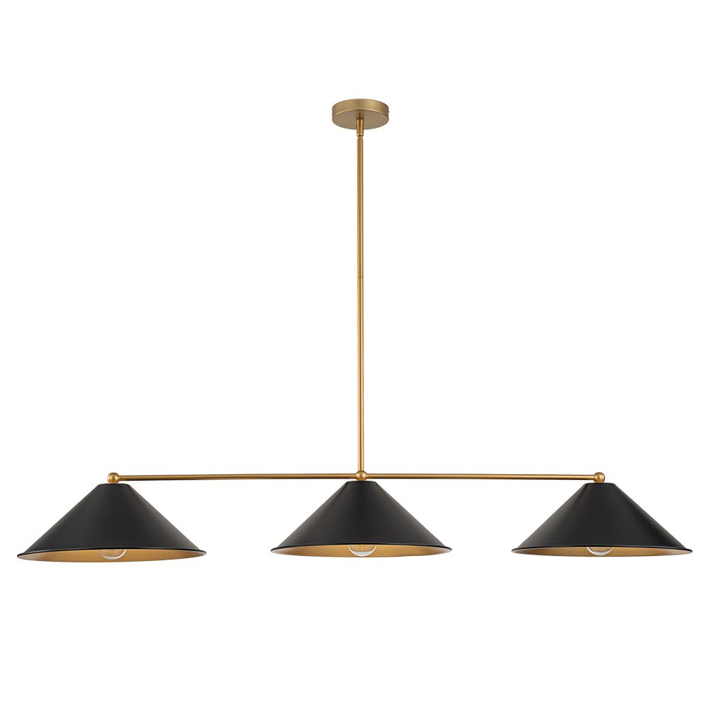 Freyza | Lustre conique noir Rauduvix – Salle à manger, salon