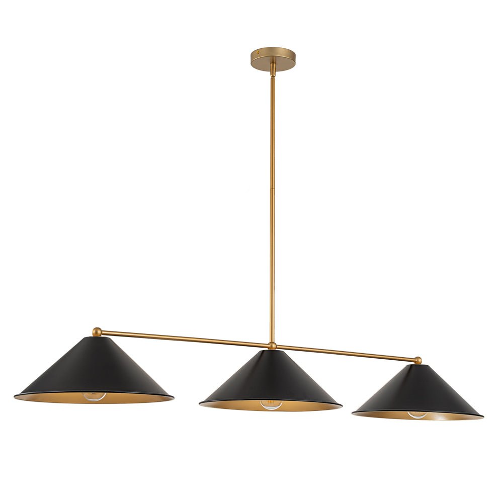 Freyza | Lustre conique noir Rauduvix – Salle à manger, salon
