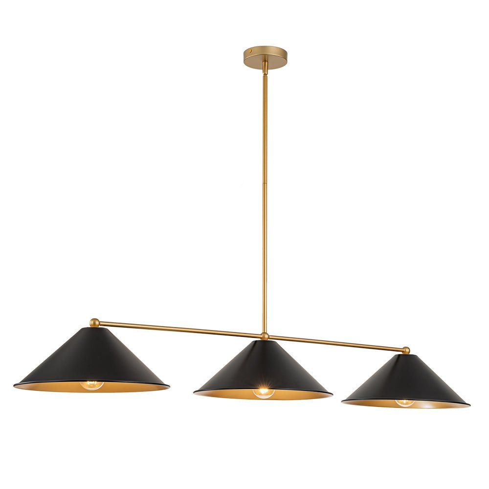 Freyza | Lustre conique noir Rauduvix – Salle à manger, salon