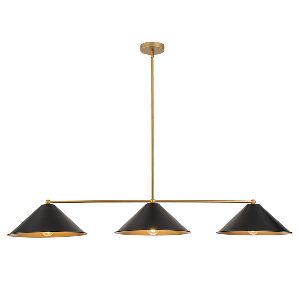 Freyza | Lustre conique noir Rauduvix – Salle à manger, salon