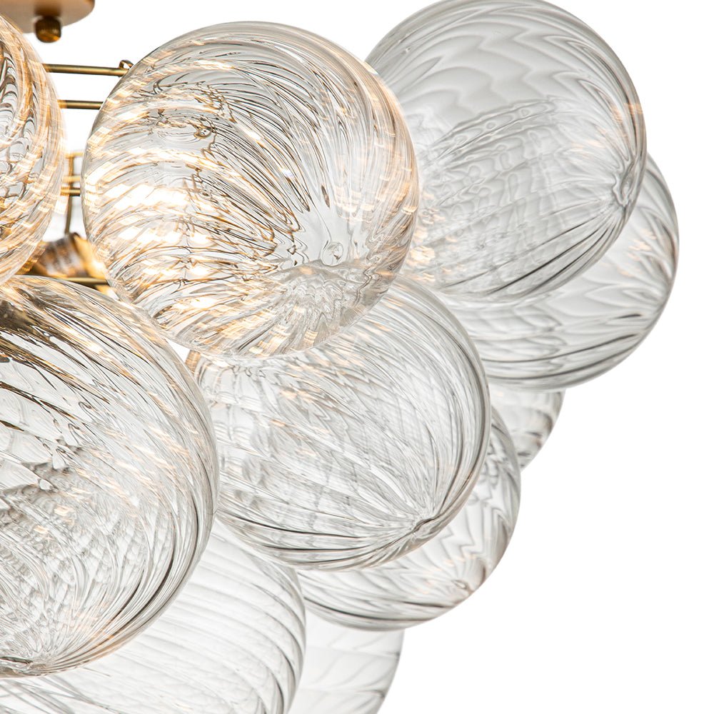 Freyza | Elmyst Bubble Glass Glass Chandelier – Dining Room Living Room
