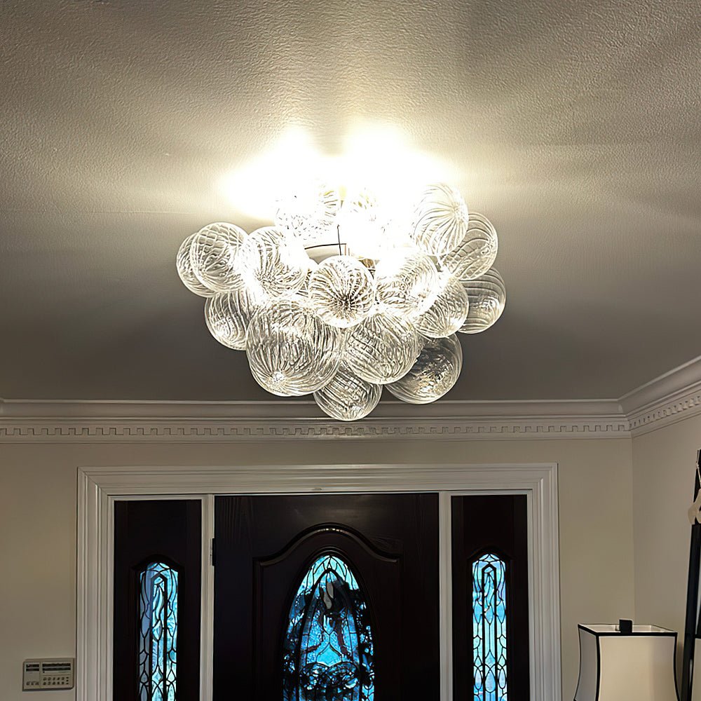 Freyza | Brillia Modern Glass Glass Chandelier – Modern Dining Room Living Room