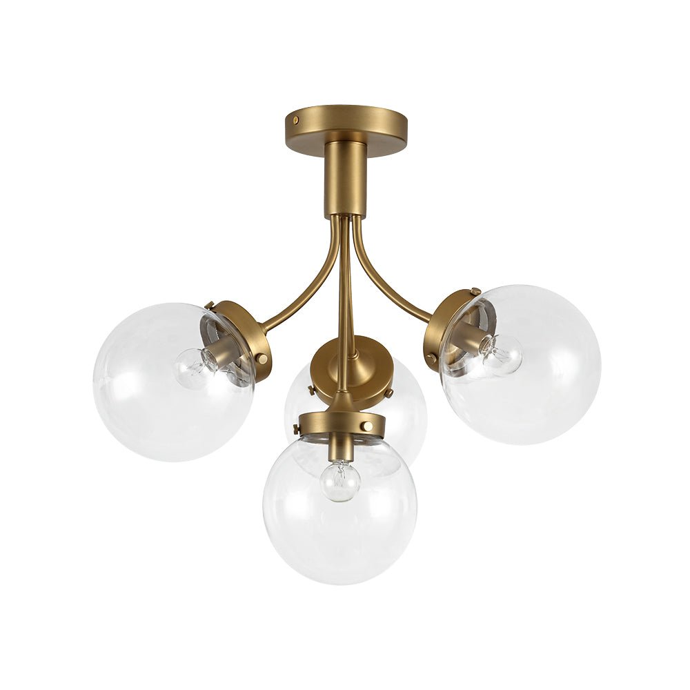 Freyza | Ljomuva Bloom Globe Glass Ceiling Light – Bedroom Living Room
