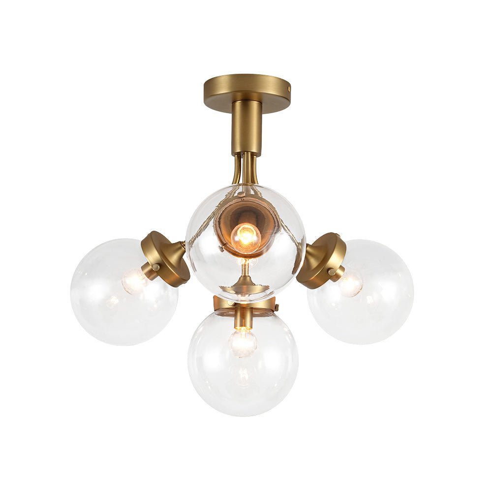 Freyza | Ljomuva Bloom Globe Glass Ceiling Light – Bedroom Living Room
