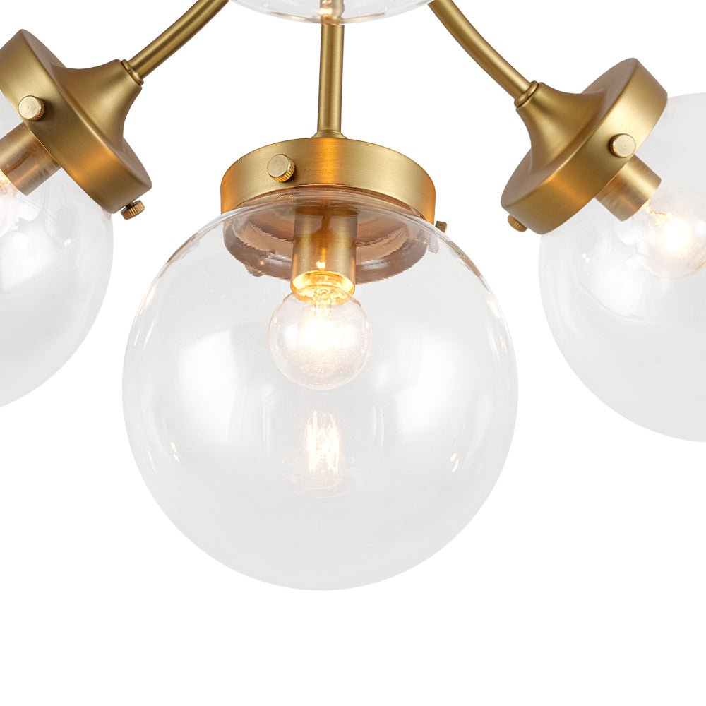Freyza | Ljomuva Bloom Globe Glass Ceiling Light – Bedroom Living Room
