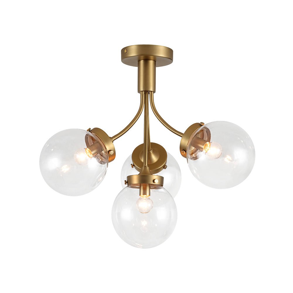 Freyza | Ljomuva Bloom Globe Glass Ceiling Light – Bedroom Living Room