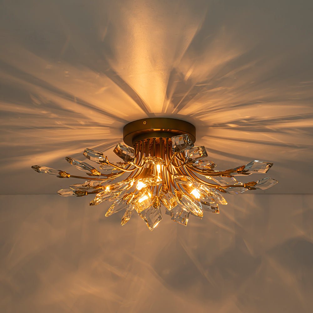 Freyza | Himindr Bloom Crystal Crystal Ceiling Light – Bedroom Living Room