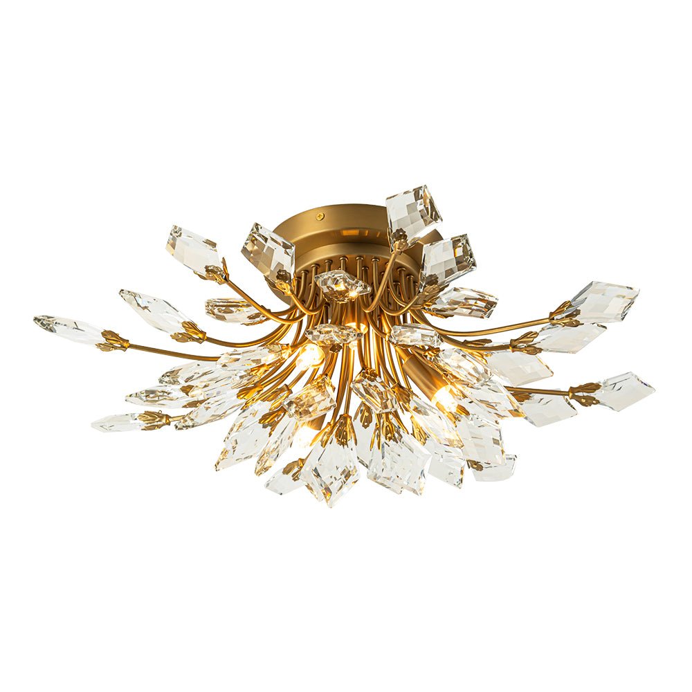 Freyza | Himindr Bloom Crystal Crystal Ceiling Light – Bedroom Living Room