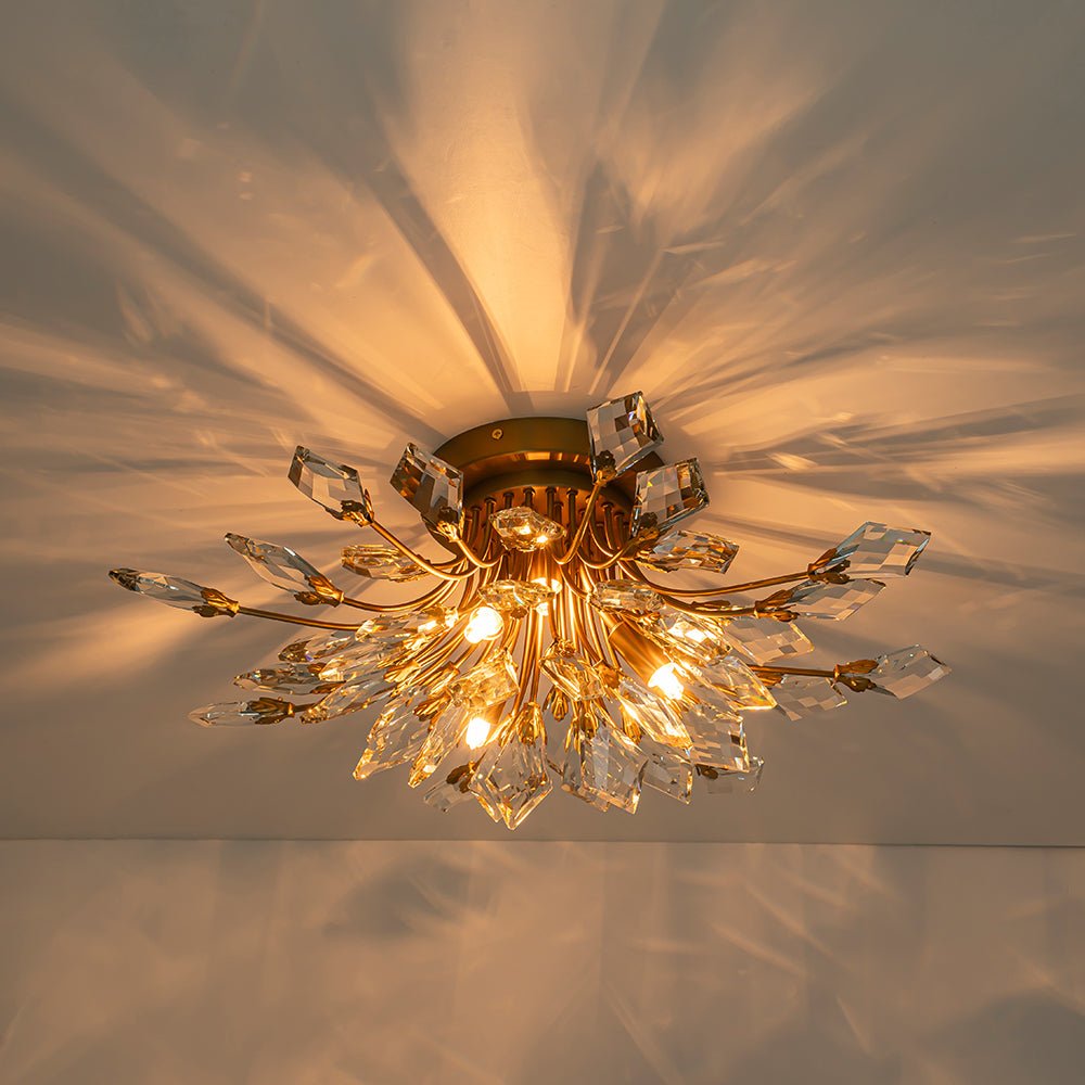 Freyza | Himindr Bloom Crystal Crystal Ceiling Light – Bedroom Living Room
