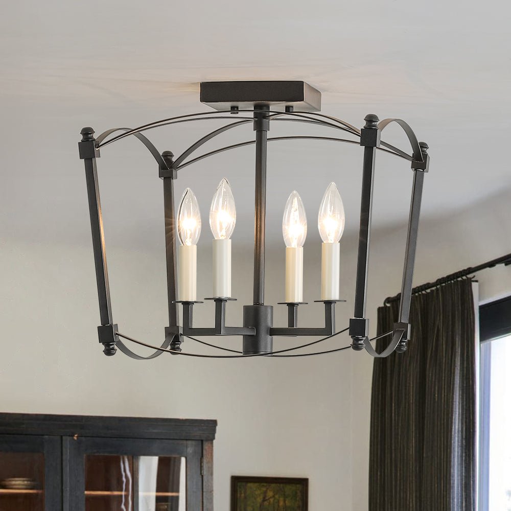 Freyza | Luston Antique Candle Antique Ceiling Light – Bedroom Living Room