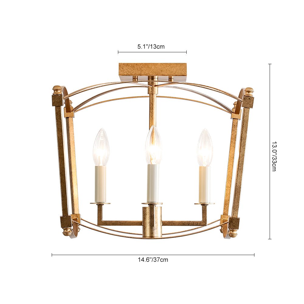 Freyza | Luston Antique Candle Antique Ceiling Light – Bedroom Living Room