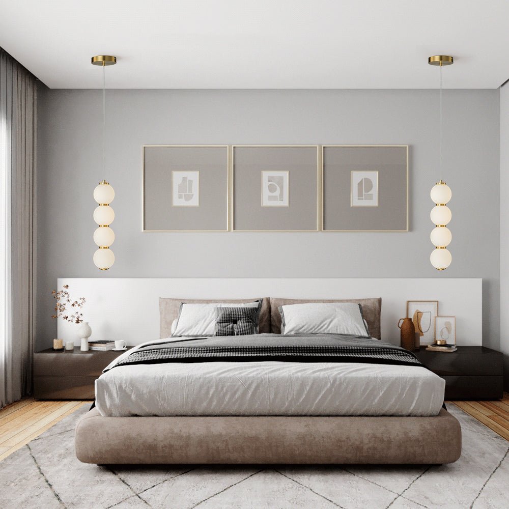 Freyza | Alvuva LED-Pendelleuchte aus satiniertem Glas – Küche, Esszimmer