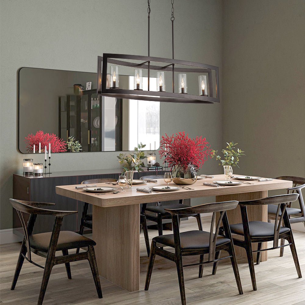 Freyza | Astala Industrial Chandelier Chandelier – Industrial Dining Room Living Room