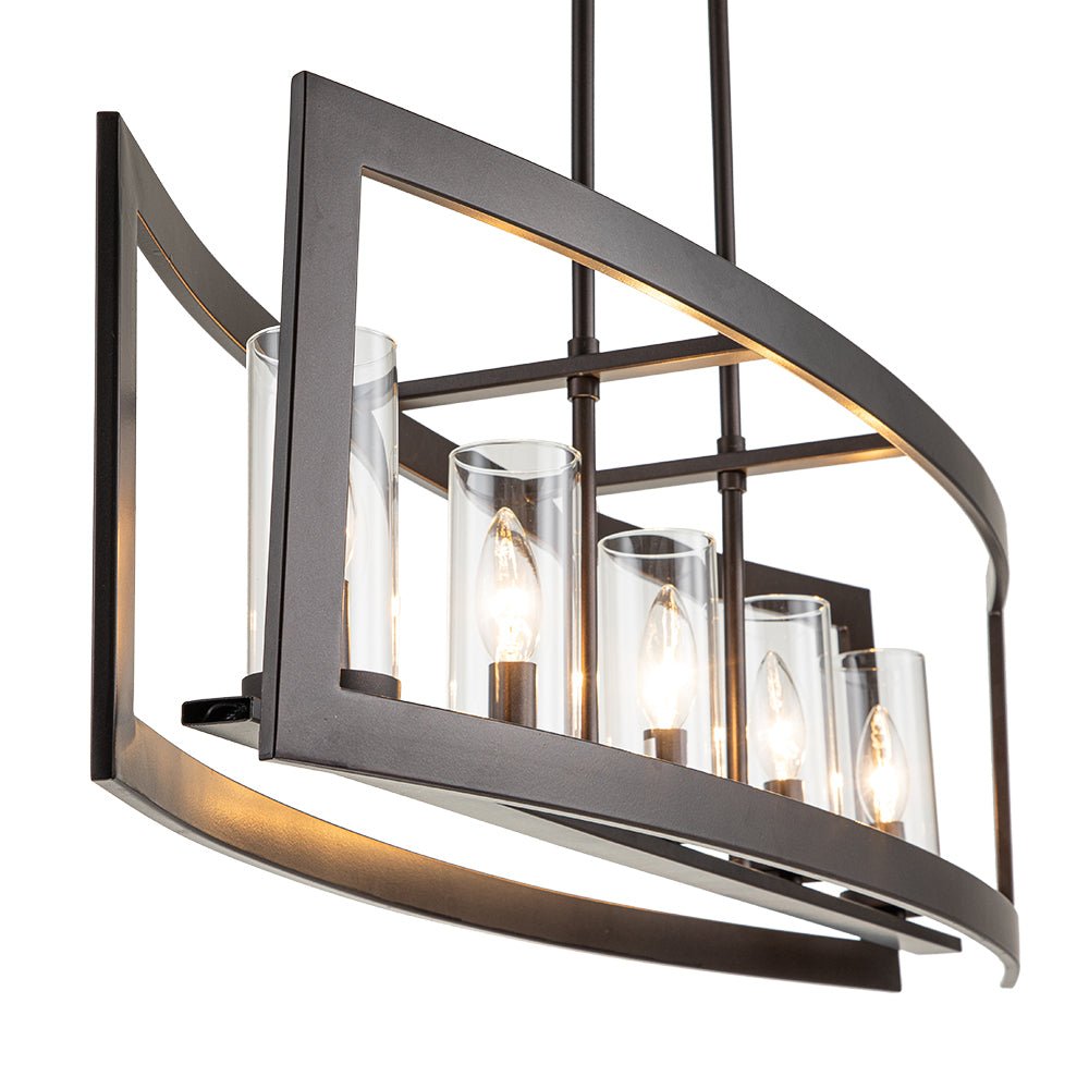 Freyza | Astala Industrial Chandelier Chandelier – Industrial Dining Room Living Room