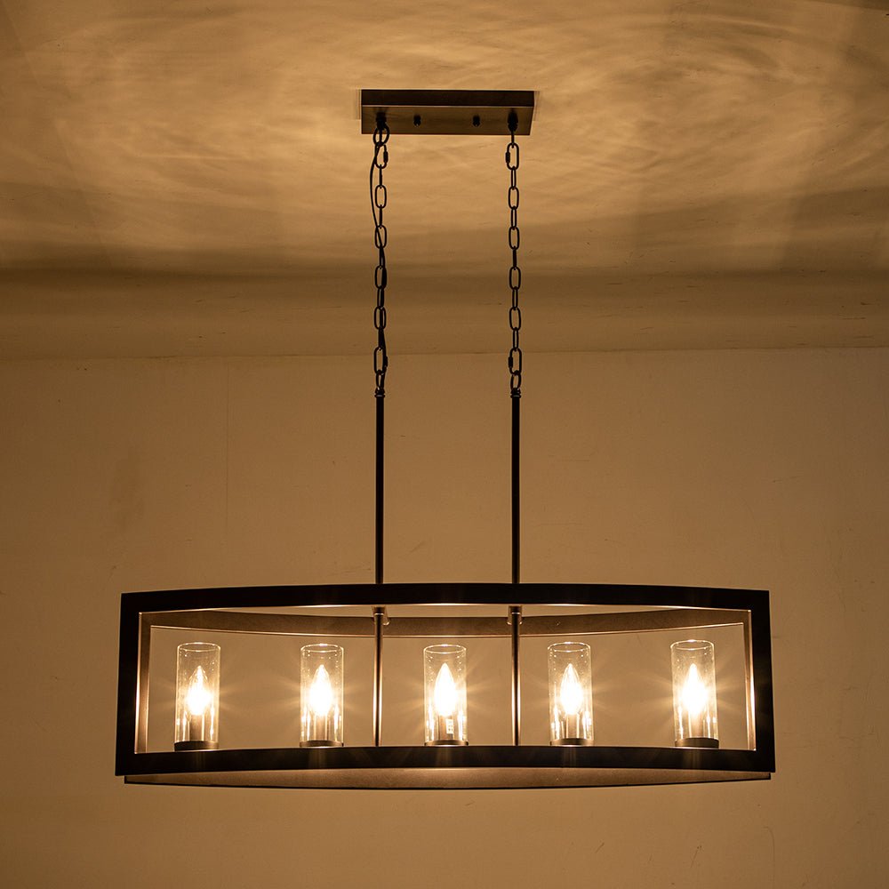 Freyza | Astala Industrial Chandelier Chandelier – Industrial Dining Room Living Room