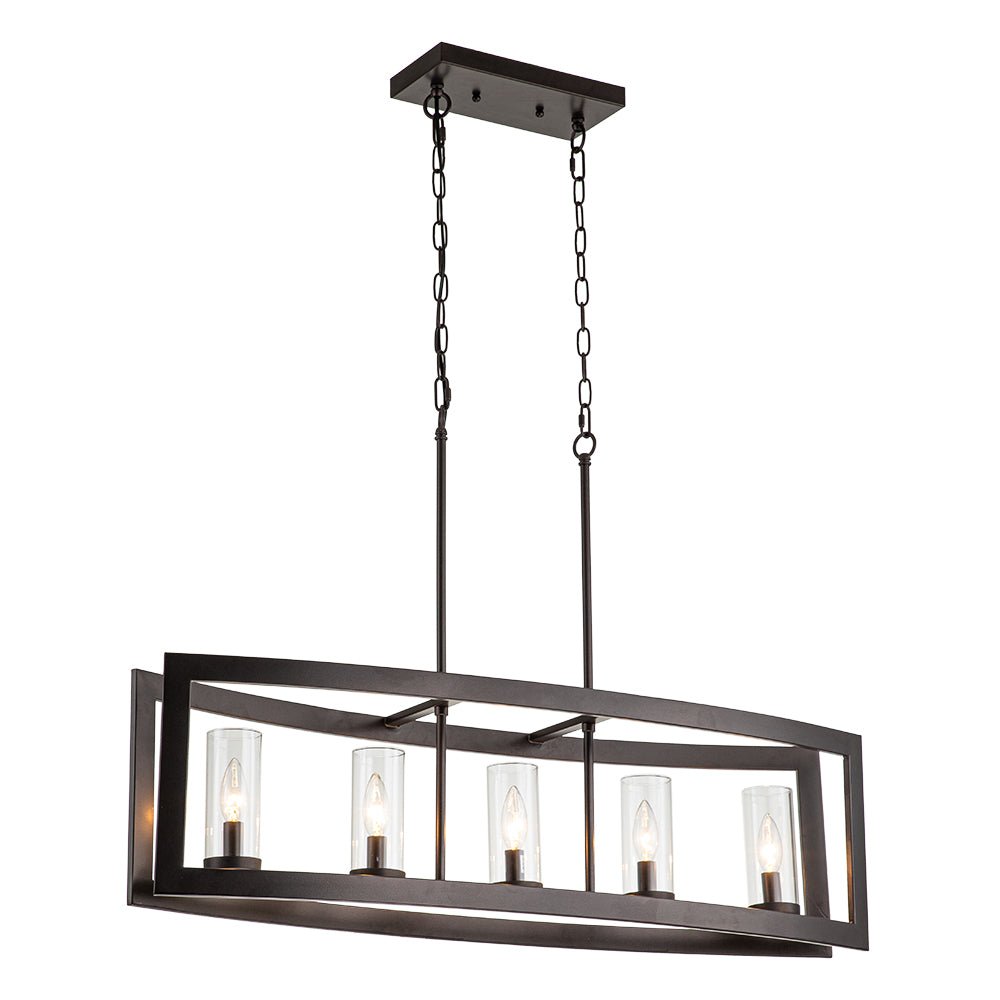 Freyza | Astala Industrial Chandelier Chandelier – Industrial Dining Room Living Room