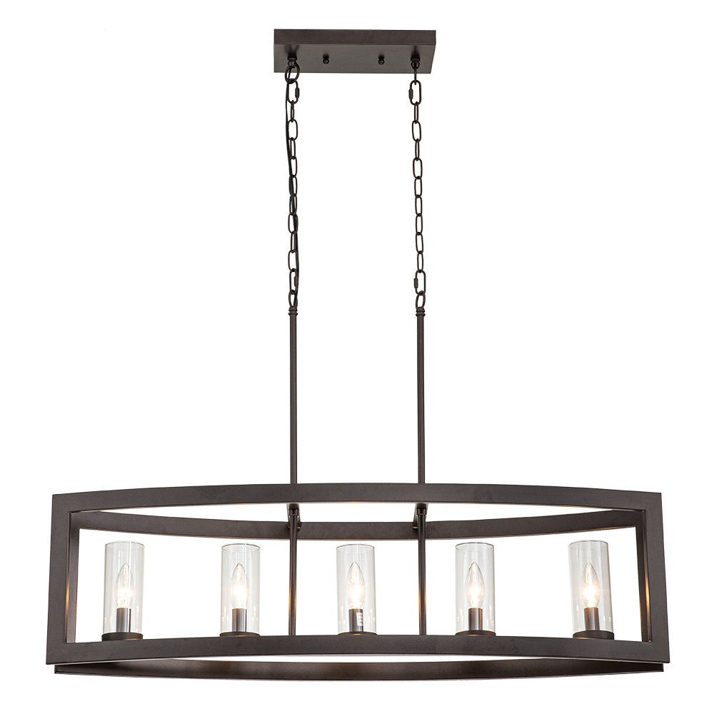 Freyza | Astala Industrial Chandelier Chandelier – Industrial Dining Room Living Room