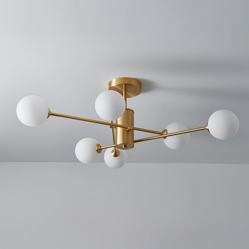 Freyza | Plafonnier linéaire moderne en verre Odin – Chambre et salon modernes