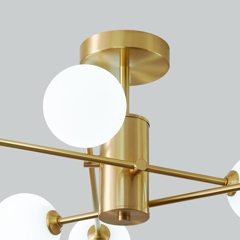 Freyza | Plafonnier linéaire moderne en verre Odin – Chambre et salon modernes