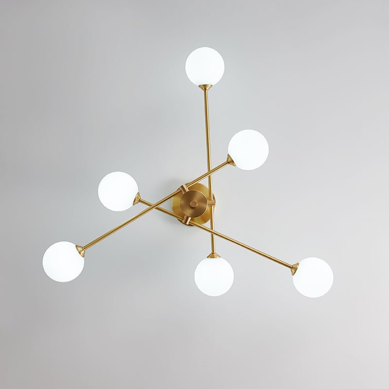 Freyza | Plafonnier linéaire moderne en verre Odin – Chambre et salon modernes
