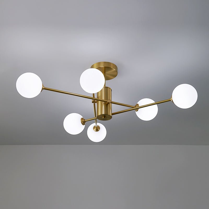 Freyza | Plafonnier linéaire moderne en verre Odin – Chambre et salon modernes