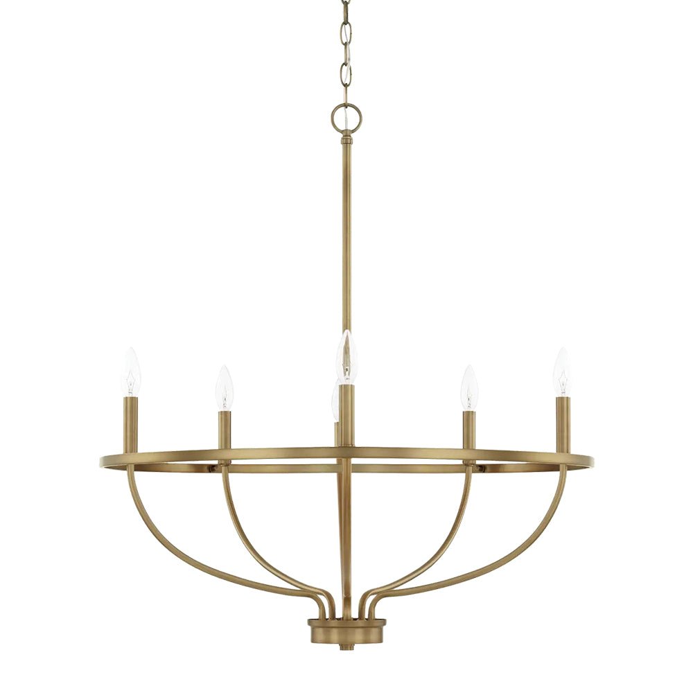 Freyza | Alving Industrial Candle Chandelier – Industrial Dining Room Living Room