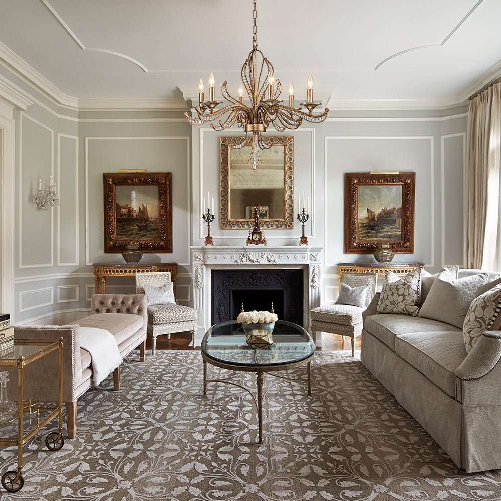 Freyza | Ossian Vintage Candle Chandelier – Vintage Dining Room Living Room