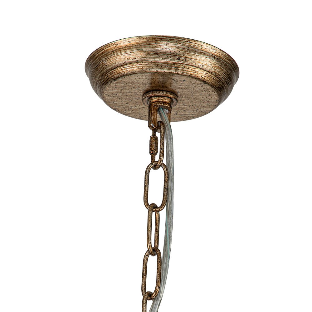 Freyza | Ossian Vintage Candle Chandelier – Vintage Dining Room Living Room