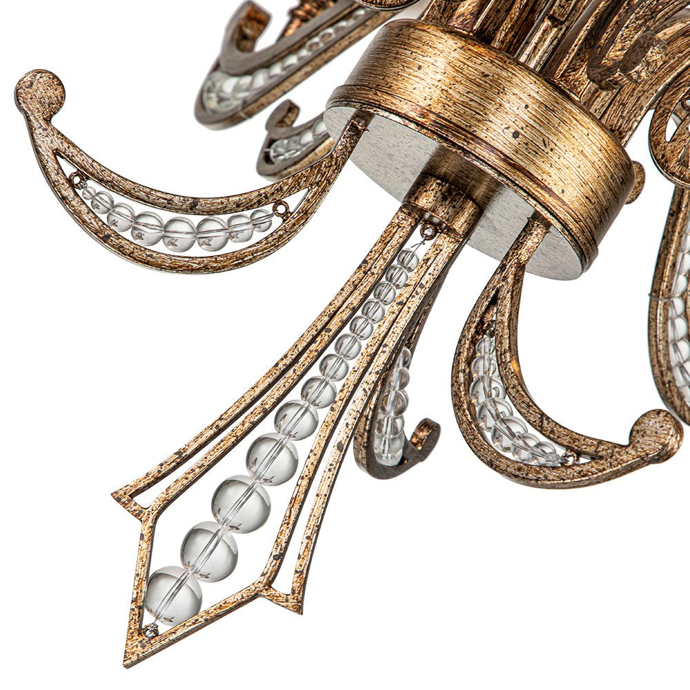 Freyza | Ossian Vintage Candle Chandelier – Vintage Dining Room Living Room
