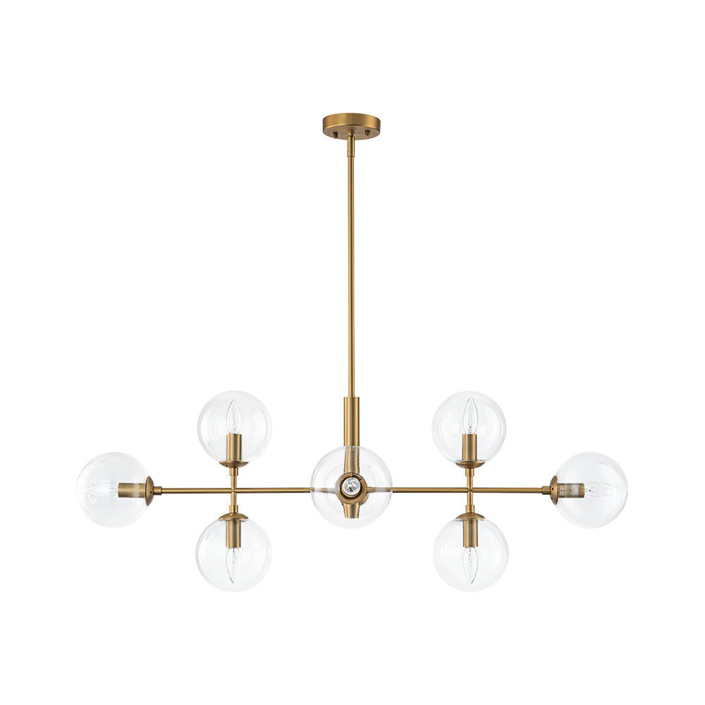 Freyza | Parla Linear Sputnik Glass Chandelier – Dining Room Living Room