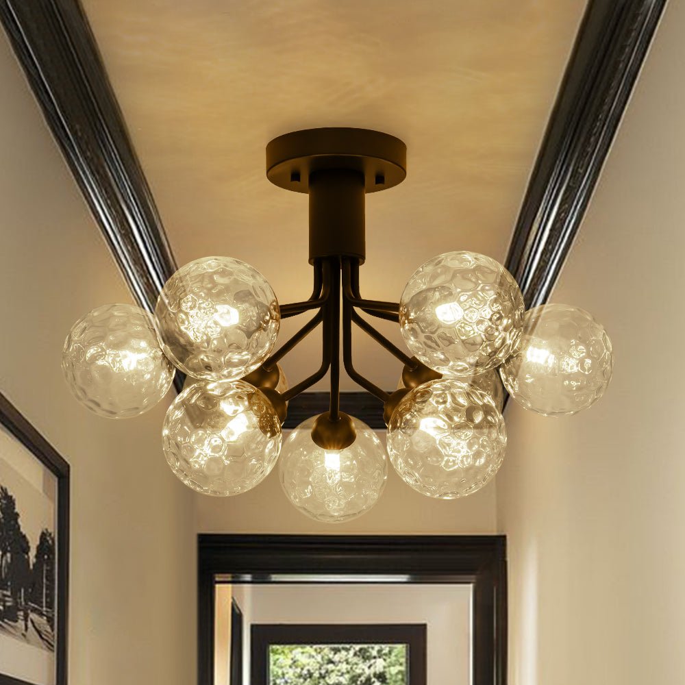Freyza | Waegnend Bloom Water Glass Ceiling Light – Bedroom Living Room