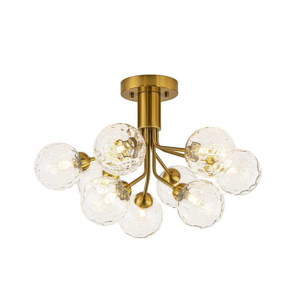 Freyza | Waegnend Bloom Water Glass Ceiling Light – Bedroom Living Room