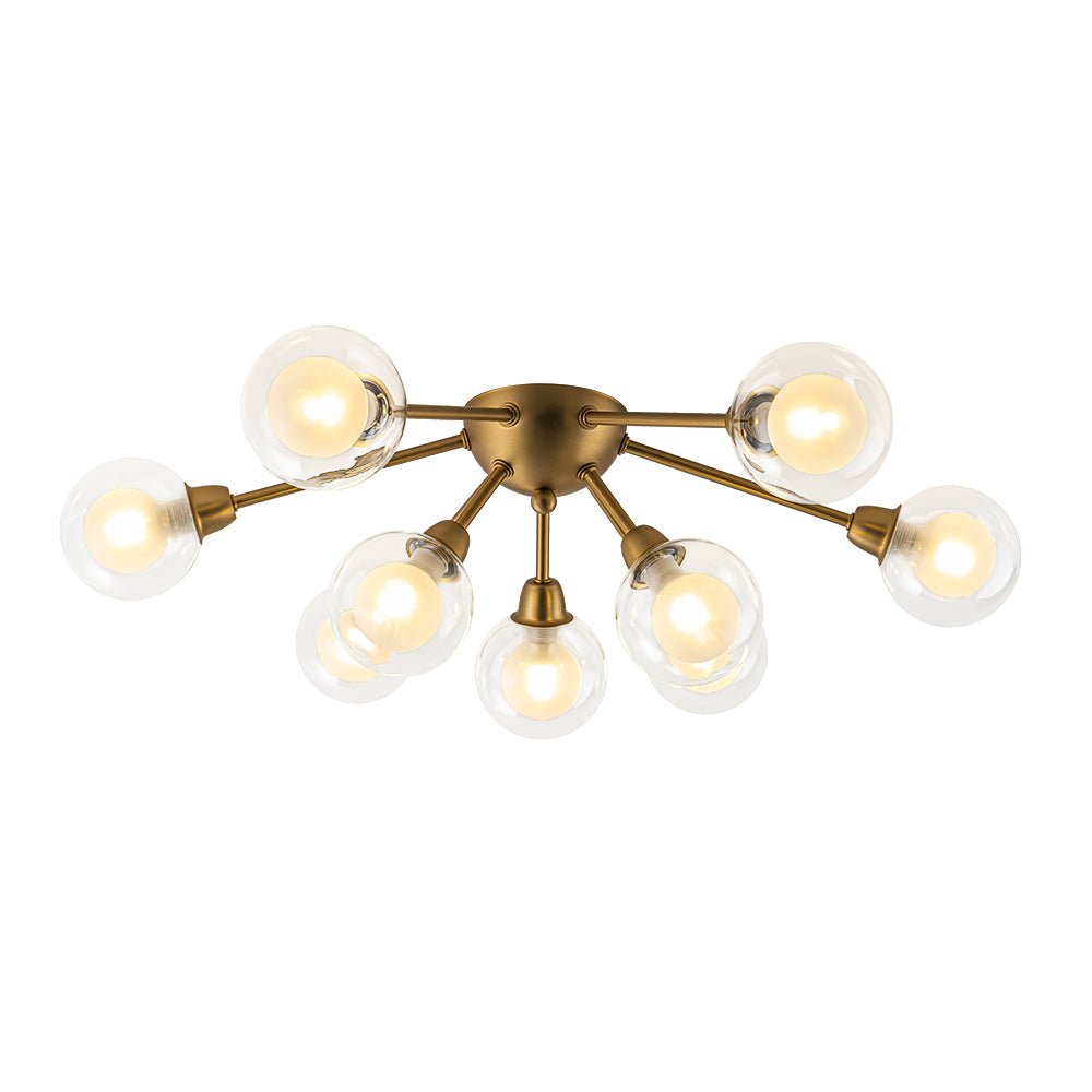 Freyza | Xenunix Layered Sputnik Glass Ceiling Light – Bedroom Living Room