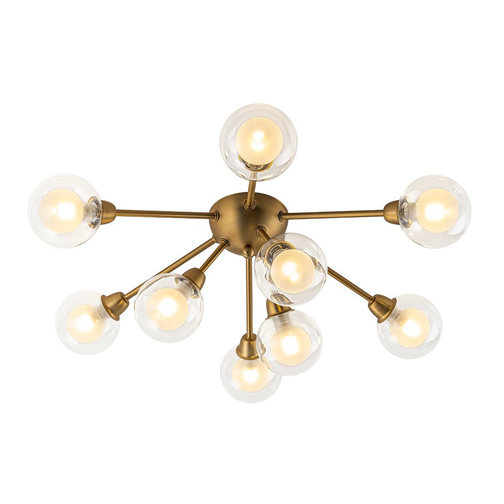 Freyza | Xenunix Layered Sputnik Glass Ceiling Light – Bedroom Living Room