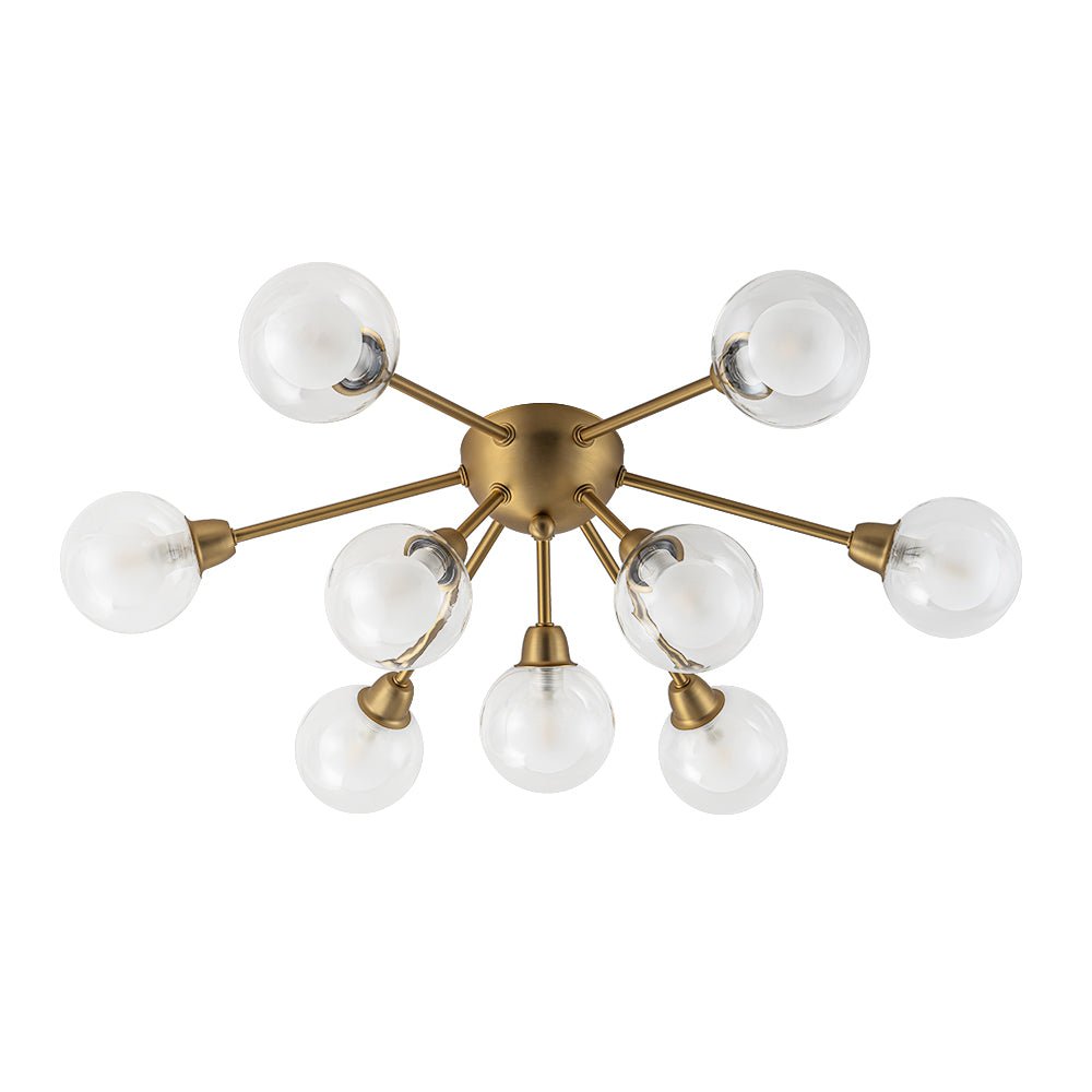 Freyza | Xenunix Layered Sputnik Glass Ceiling Light – Bedroom Living Room