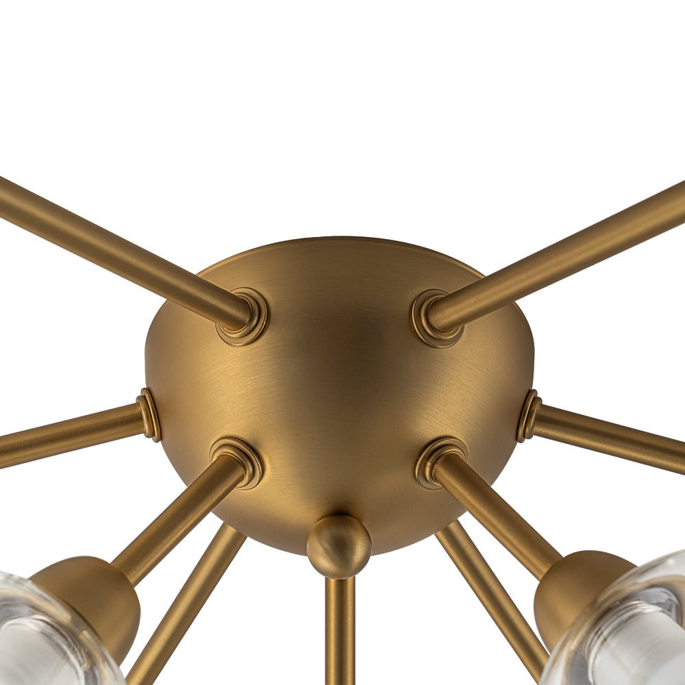 Freyza | Xenunix Layered Sputnik Glass Ceiling Light – Bedroom Living Room