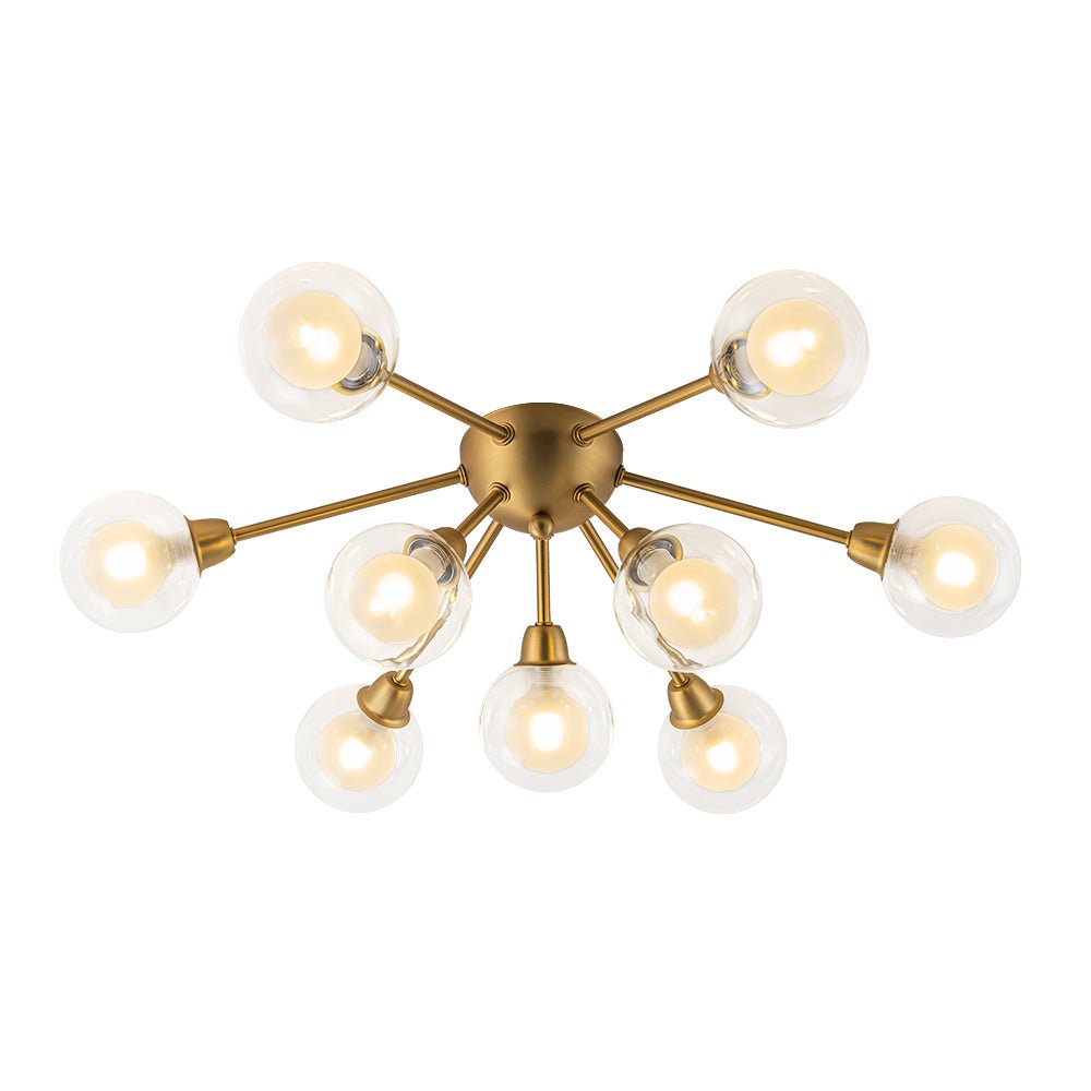 Freyza | Xenunix Layered Sputnik Glass Ceiling Light – Bedroom Living Room