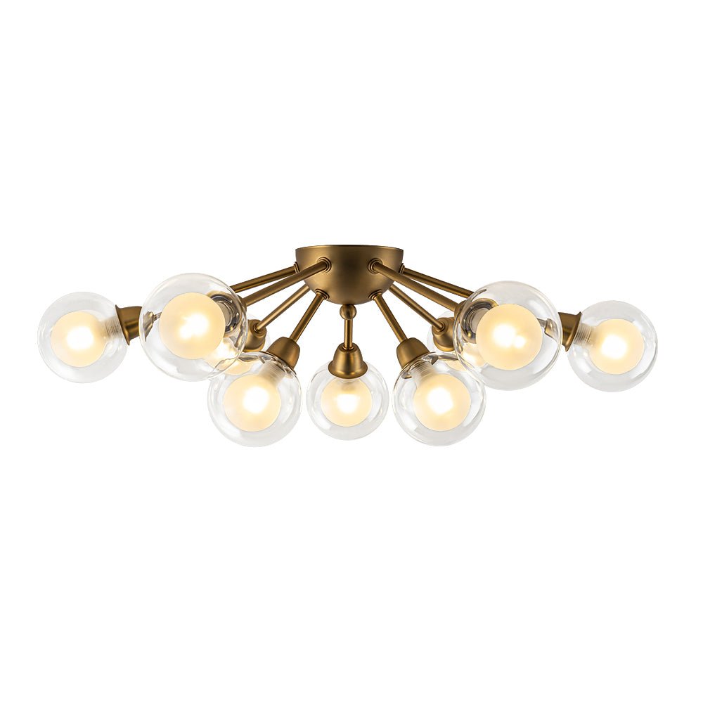 Freyza | Xenunix Layered Sputnik Glass Ceiling Light – Bedroom Living Room