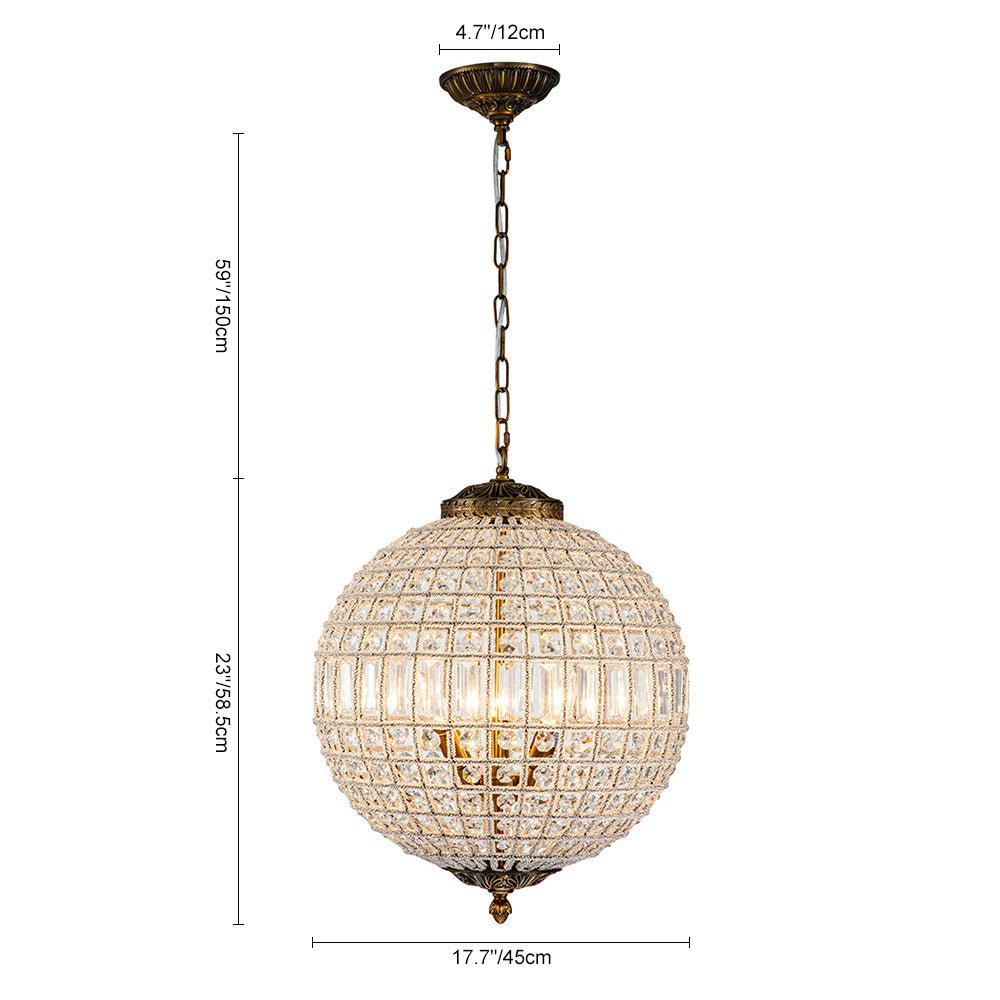 Freyza | Valira Antique Crystal Crystal Antique Chandelier – Dining Room Living Room
