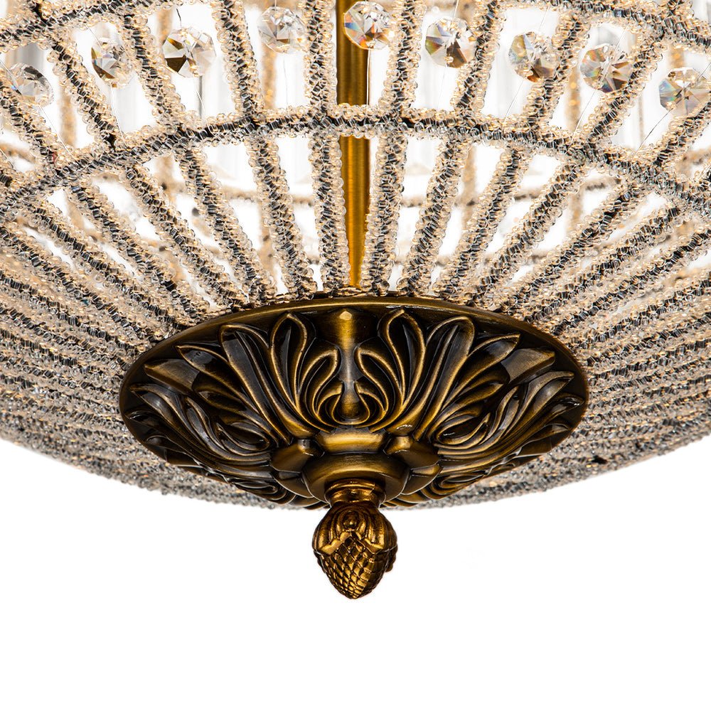 Freyza | Valira Antique Crystal Crystal Antique Chandelier – Dining Room Living Room