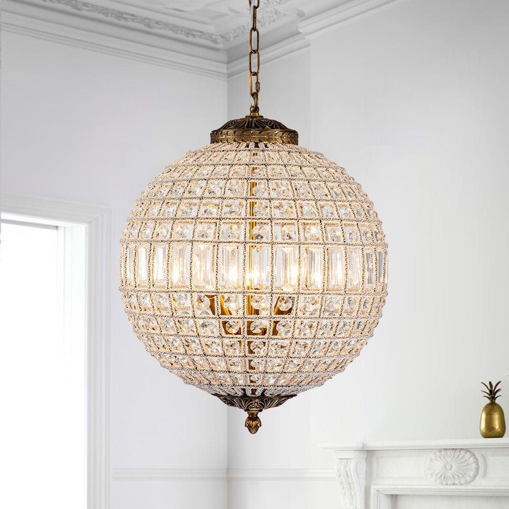 Freyza | Valira Antique Crystal Crystal Antique Chandelier – Dining Room Living Room