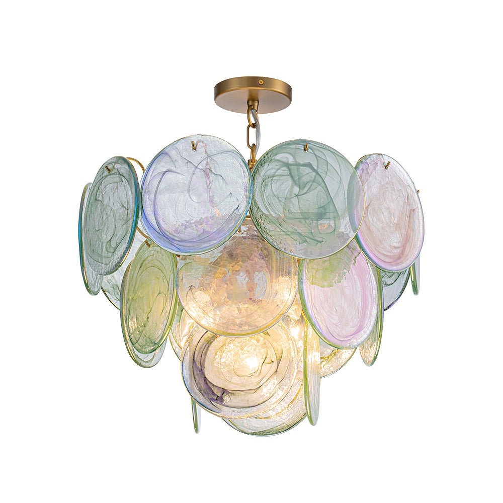 Freyza | Gloruli Art Deco Glass Chandelier – Art Deco Dining Room Living Room