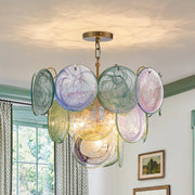 Freyza | Gloruli Art Deco Glass Chandelier – Art Deco Dining Room Living Room