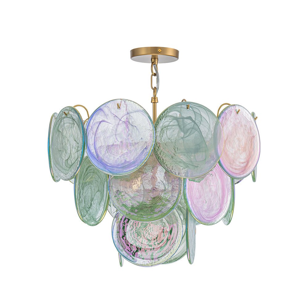 Freyza | Gloruli Art Deco Glass Chandelier – Art Deco Dining Room Living Room