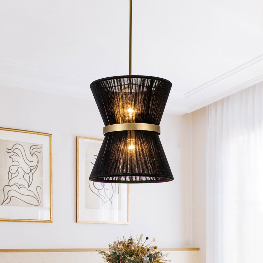 Freyza | Valina Modern Rope Chandelier – Modern Dining Room Living Room