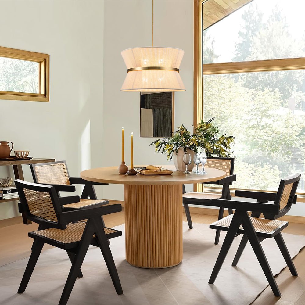 Freyza | Valina Modern Rope Chandelier – Modern Dining Room Living Room