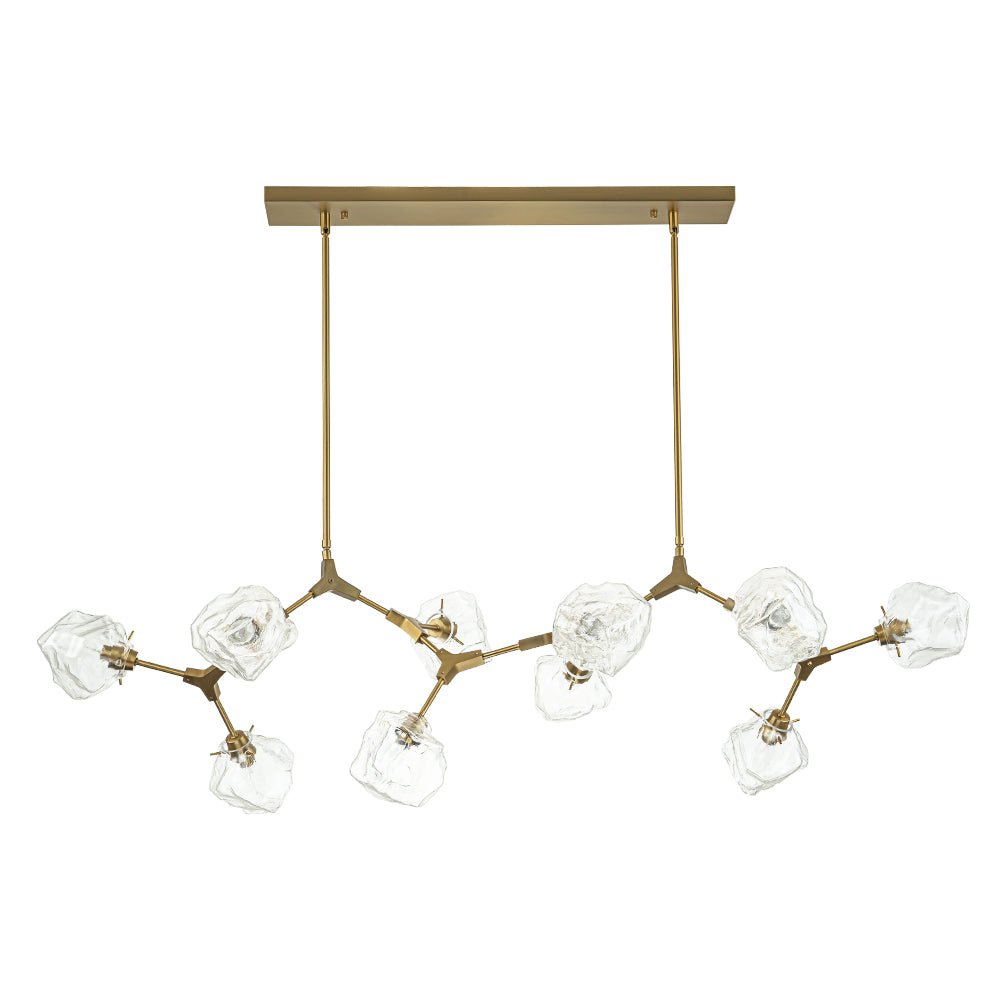 Freyza | Ostunix Branch Frozen Glass Chandelier – Dining Room Living Room