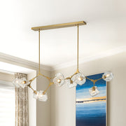 Freyza | Ostunix Branch Frozen Glass Chandelier – Dining Room Living Room
