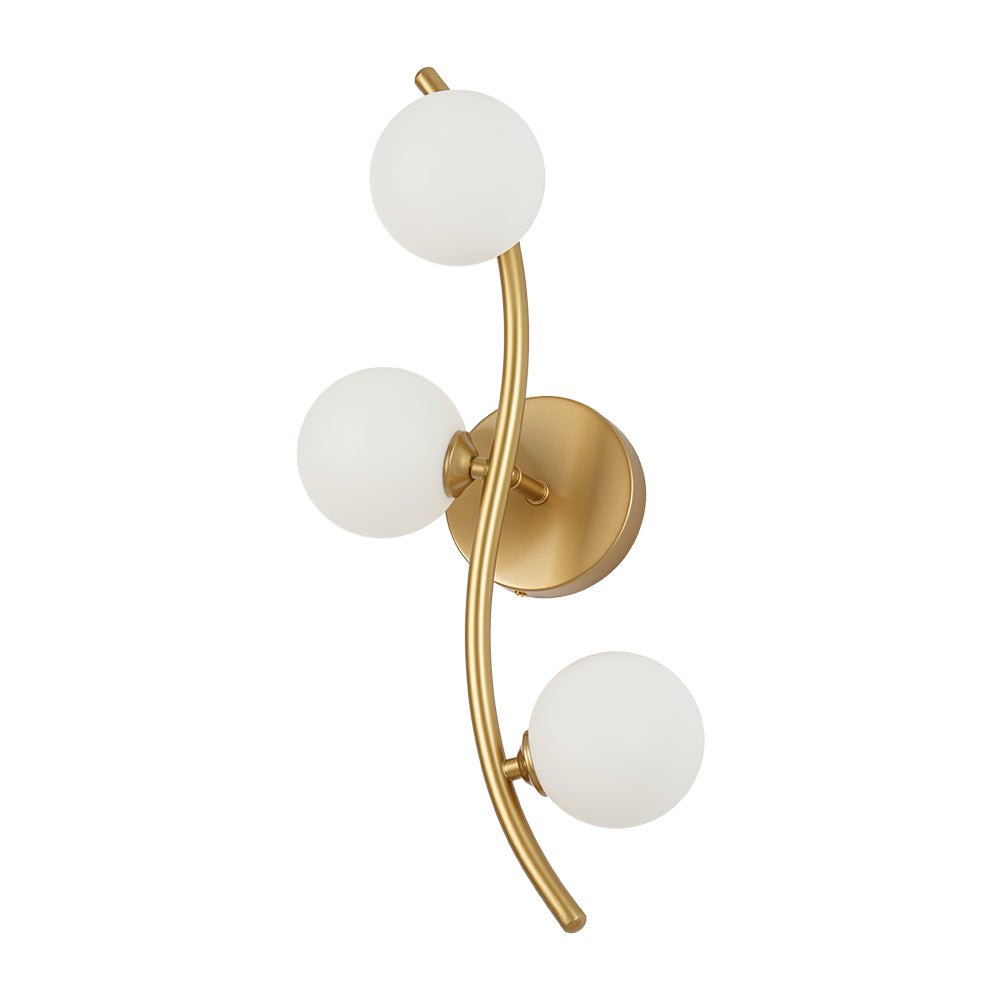 Freyza | Norduvox Frosted Globe Glass Wall Sconce – Living Room Hallway