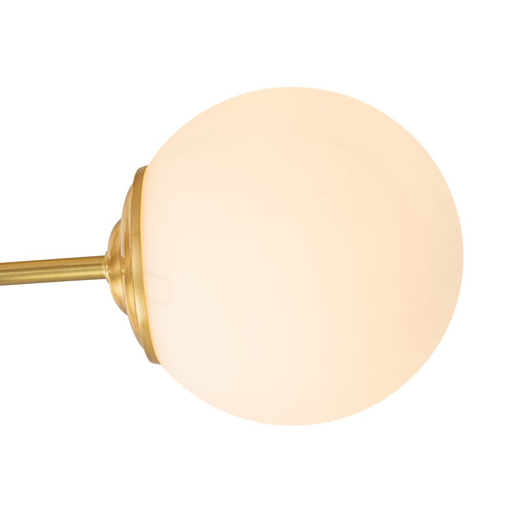 Freyza | Blikari Modern Brass Brass Glass Ceiling Light – Modern Bedroom Living Room